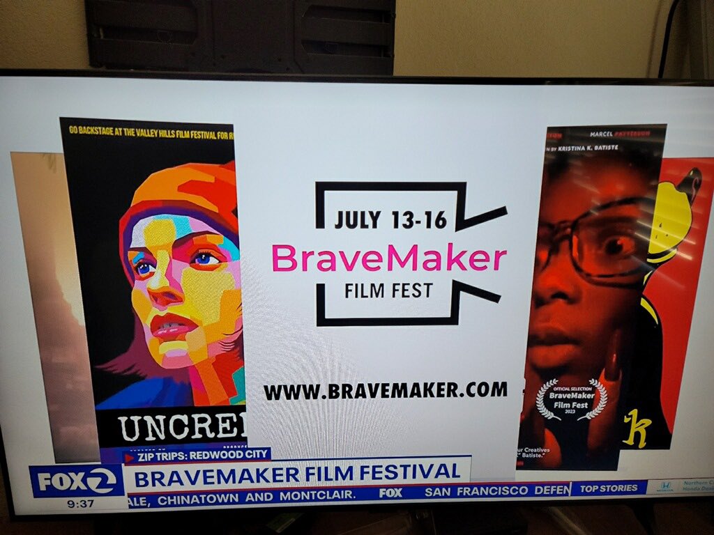 sheisKrysK's tweet photo. My parents were watching the news this morning and look what they saw! #thankyou to @BraveMakerFest for accepting #thereckoningshortfilm in this year’s festival 🙌🏽🙌🏽 #GloryToGod #noonedoesitalone #11thhourcreatives
#sheisaproducerofthisfilm
#sheisTHEwriterofthisfilm https://t.co/hzv52y5X4x