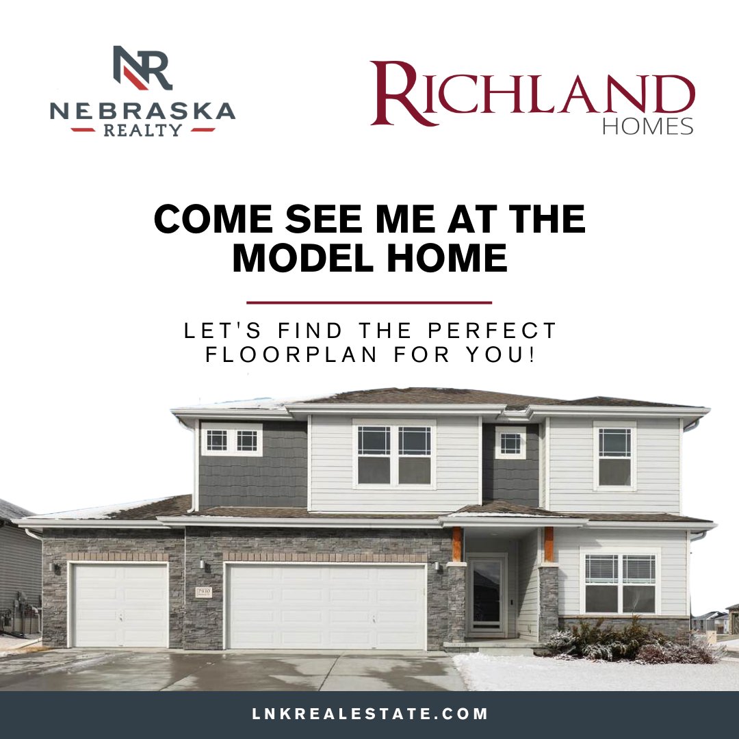 CodySchaaf1's tweet photo. 7930 Maxine Dr open 12-4 PM (Thur-Sun)
🏠 Make your home-buying dreams come true! Come visit this model home and see why my clients say NEBRASKA REALTY is the best for real estate. With me, you’ll be able to find the perfect fit for your budget and lifestyle with ease. https://t.co/35kO2jTZa2