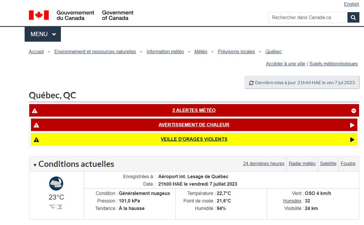 SPVQ_police's tweet image. #CIRCULATION | #FEQ | Veille d&apos;orage violent | Soyez très prudents lors de vos déplacements à pied ou en voiture. N&apos;oubliez pas que la visibilité est très réduite et surtout soyez patient!  @FestivalEteQc
meteo.gc.ca/city/pages/qc-…
