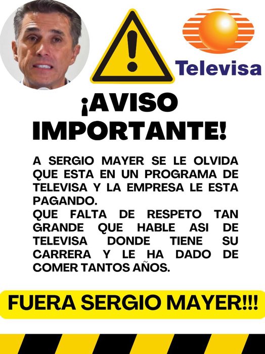 tuchismoscita's tweet photo. A #FueraSergioMayerse le olvida. https://t.co/kiaky60ngf