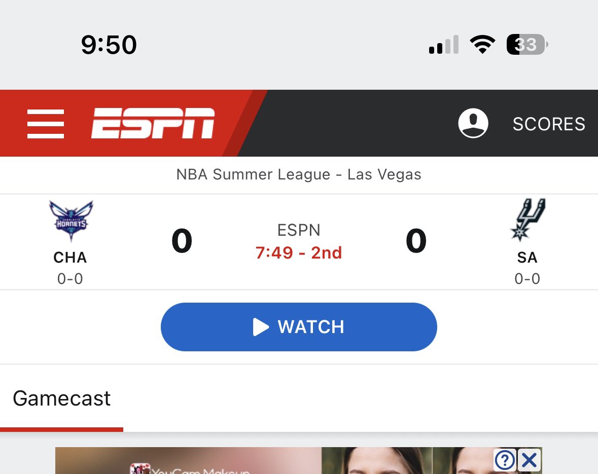 Absolutely wild game #Wembanyama #espn