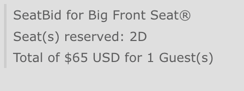 As an airline passenger, I want to be reminded that I should pay more than is necessary to secure a front row seat so that I can demonstrate my appreciation for my favorite budget airline and help their profit margins <a href="/ShitUserStory/">Shit User Story</a>