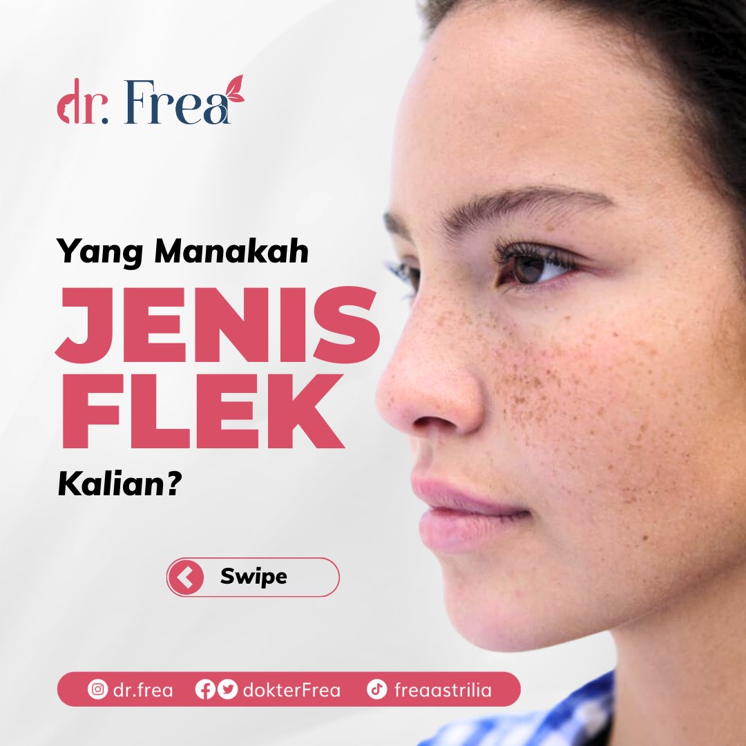 dokterFrea's tweet photo. Salah satu masalah kulit yang sering mengganggu adalah FLEK di wajah. Nah, jenis flek apa nih yang mengganggu wajah kalian? Yuk ramein kolom komentar &amp; sharing pengalaman kalian!

#flekhitam #flekwajah #freckles #melasma #lentigo #postinflammatoryhiperpigmentatio #cafeautlait https://t.co/qudLJP7MJs