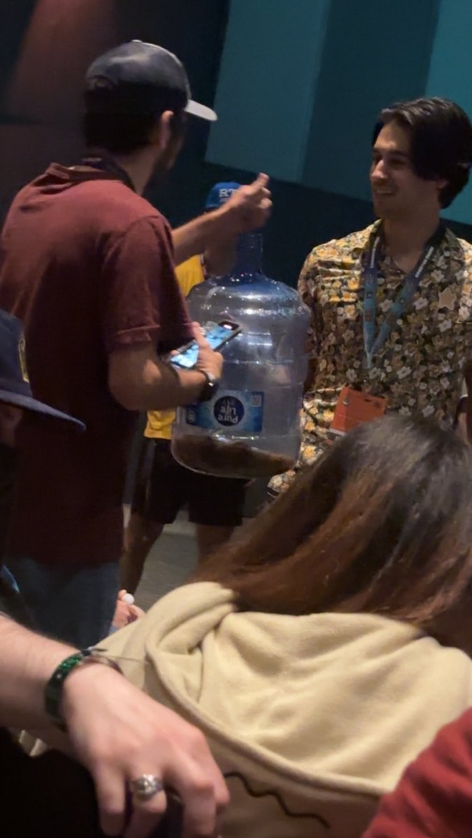 alexGromero611's tweet photo. @_TrevorC is so proud of his new project 🫣 #AHWU #RTX2023 #stinkbarrel https://t.co/RamvDblJxR