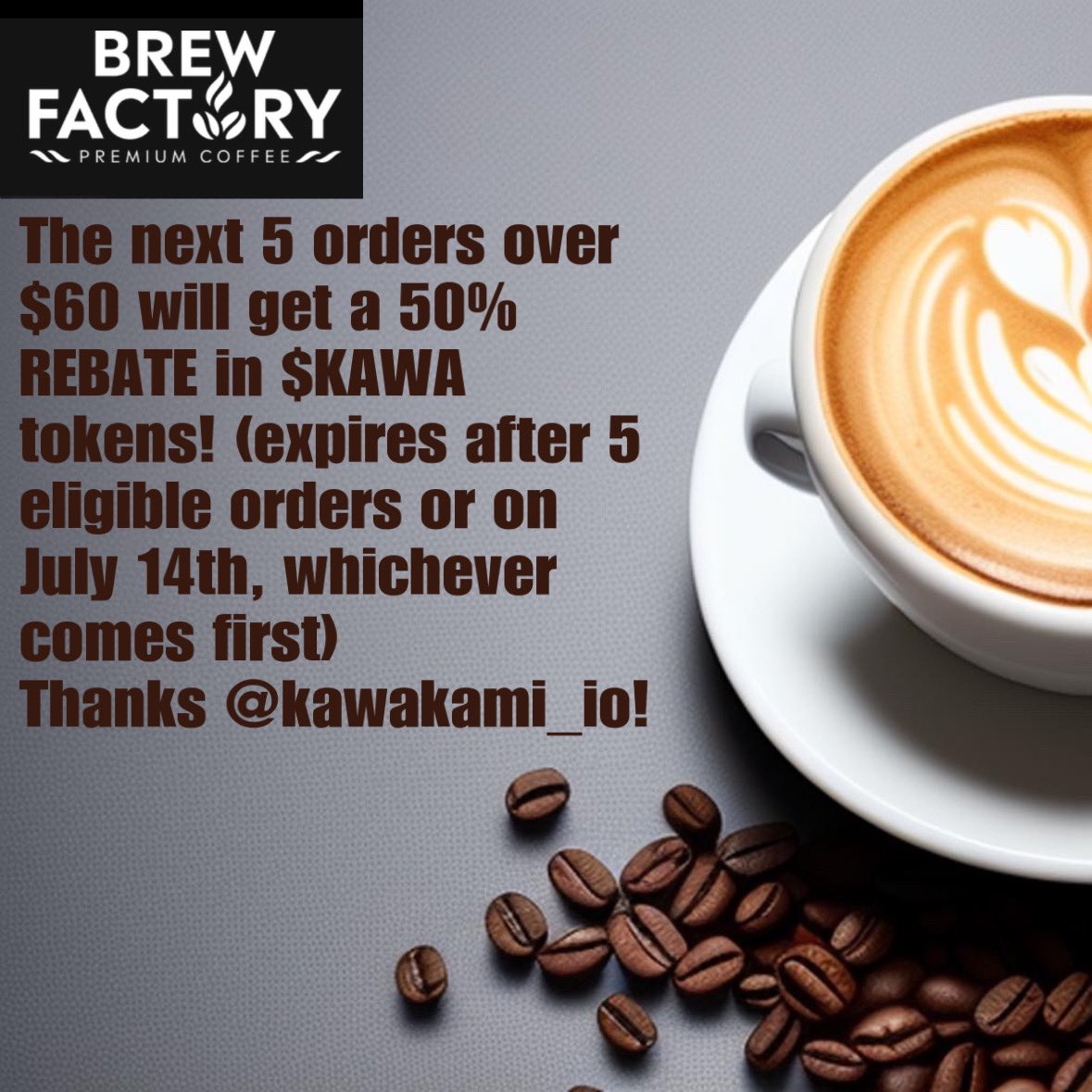 Pipercub_q8's tweet image. #crypto investors who love #coffee have a chance to get $kawa tokens #giveaway 

#altcoingems #memecoins #CoffeeLover