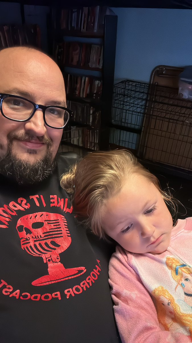 gsil84's tweet photo. This movie has her in a trance. Two weeks in a row for the Last Drive-In. She refuses to miss @therealjoebob @SetDarcyFree @kinky_horror @badtechno @TokyoCowboyYuki and the rest of the crew. #MutantFam #MutantinTraining https://t.co/KGOZ9D7MYf