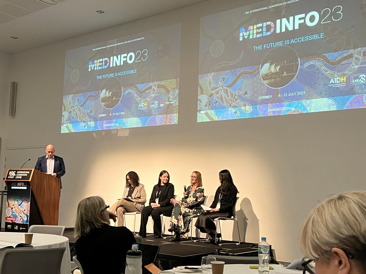 NattyWW's tweet image. Fantastic presentations so far in the nursing stream at #medinfo23 

Data enabled care bringing insights and efficiencies to in and out of hospital care.