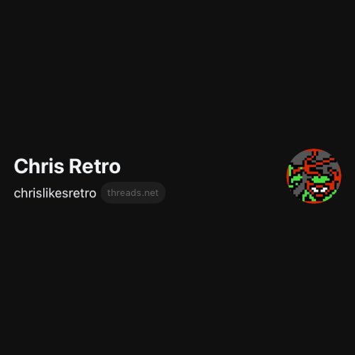 ChrisLikesRetro's tweet photo. I’m on Threads! I’m not abandoning/deleting Twitter…for now. We’ll see how Threads works out first. You can find me at https://t.co/SMzF6rPU1A (or just search for my username, chrislikesretro). I hope to see ya there! https://t.co/fiqDaTCAfq