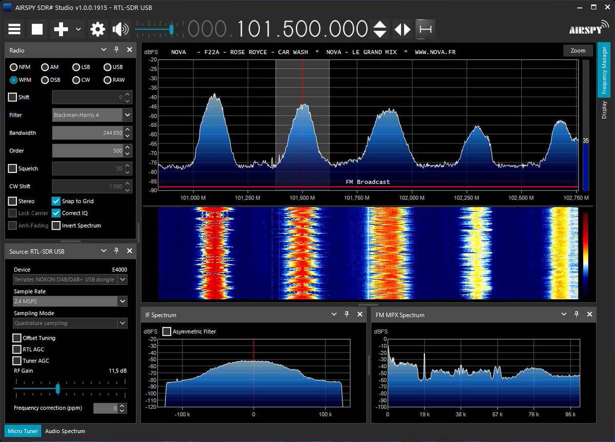 lambdaprog's tweet image. Check the new IO for RTL-SDR dongles. It&apos;s free. #airspy #sdrsharp

airspy.com/download