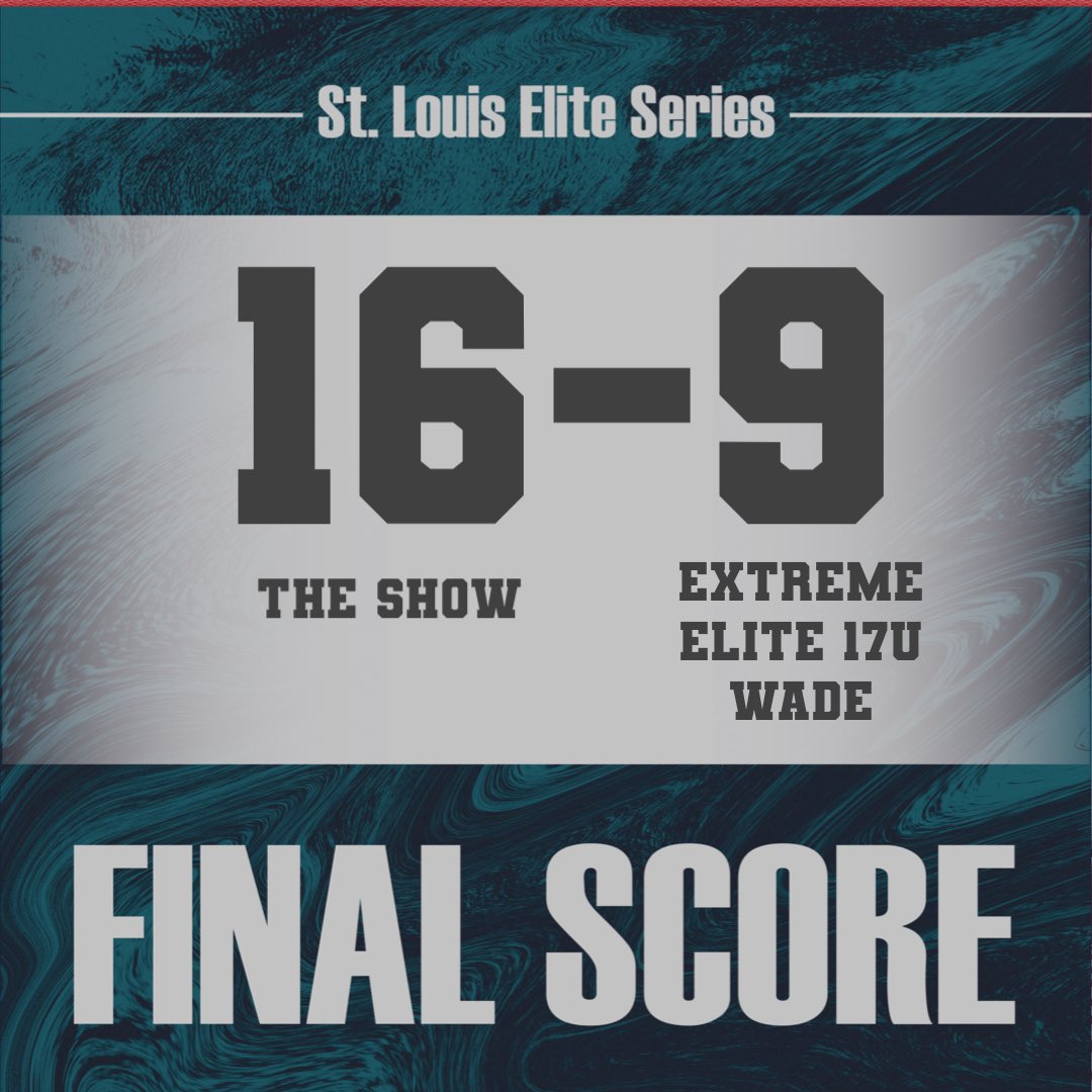 16-9 The Show takes the win against Extreme Elite at the St. Louis elite series! #play9withus #stleliteseries