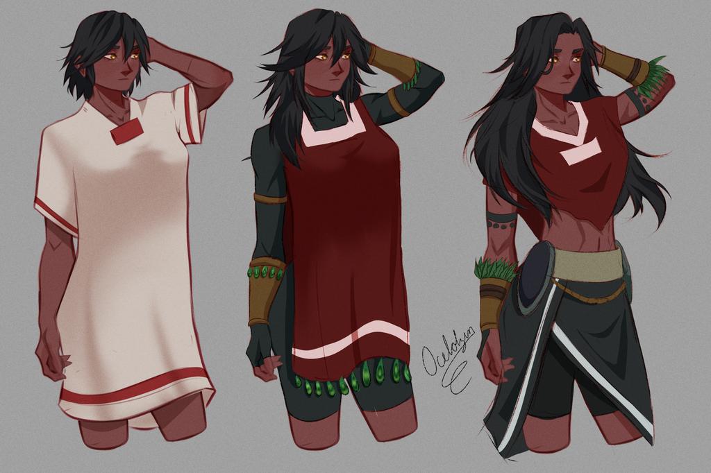 ocelotzin_t's tweet photo. Evolución de mi Oc Ikal, he hecho algunos rediseños. Espero les guste.
#aztec #Oc #tezcatlipoca https://t.co/lZOeZ5Rq3o