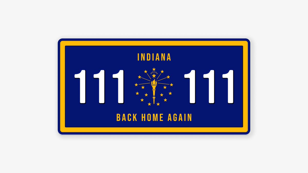 gouldei's tweet photo. Hey @INBMV @VisitIndiana! I think our license plate is due for a refresh. Are you taking submissions? https://t.co/TmxK0ZaOgY