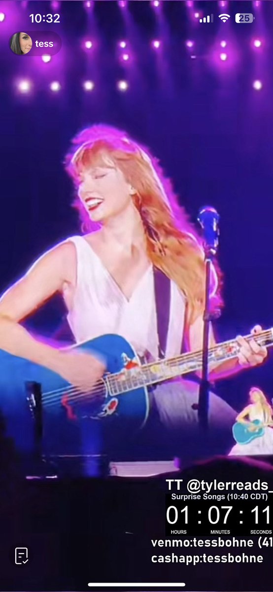 SHES PLAYING LONG LIVE OMG THIS IS NOT CONSIDERED A SURPRISE SONG THIS IS AN EXTRA SPEAK NOW SEGMENT SONG I HOPE YOU GUESSED THAT