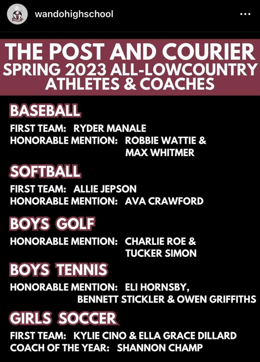 Allie Jepson (@allie_jepson21) on Twitter photo So excited to share that I made 1st Team All-Lowcountry for pitching this year! <a href="/wandosoftball/">Wando Softball</a> <a href="/EliteRay_SC/">Carolina Elite SC (Ray) 18U</a> <a href="/SoftballDown/">Down South Softball</a> <a href="/SBRRetweets/">Softball Recruiting Reposts</a> <a href="/IHartFastpitch/">I❤️Fastpitch</a> <a href="/Los_Stuff/">Carlos Arias</a> <a href="/CoastRecruits/">Coast 2 Coast Recruits</a> So excited to share that I made 1st Team All-Lowcountry for pitching this year! <a href="/wandosoftball/">Wando Softball</a> <a href="/EliteRay_SC/">Carolina Elite SC (Ray) 18U</a> <a href="/SoftballDown/">Down South Softball</a> <a href="/SBRRetweets/">Softball Recruiting Reposts</a> <a href="/IHartFastpitch/">I❤️Fastpitch</a> <a href="/Los_Stuff/">Carlos Arias</a> <a href="/CoastRecruits/">Coast 2 Coast Recruits</a>