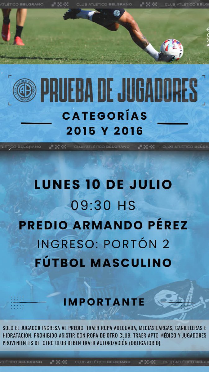 Filiales Club Atletico Belgrano tweet media