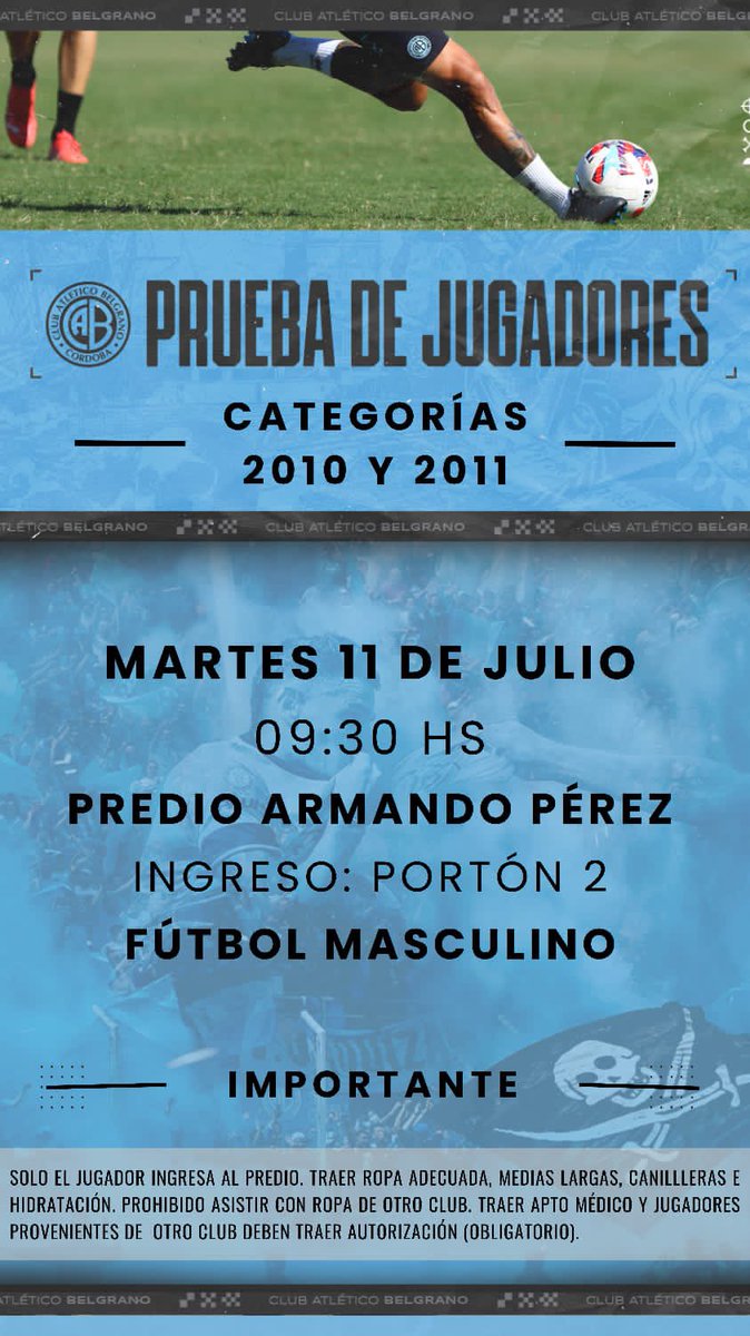 Filiales Club Atletico Belgrano tweet media