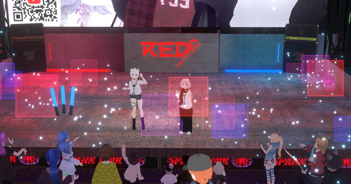 goodbye_fairy's tweet image. YSSの出番！
パーティクルとぴったり～  #cluster #SPARKLINK #光線中毒 #真綿スピカ #プラスちゃんなう #VRスポーツ #YSS_VRC
cluster.mu/e/00e43be2-99f…