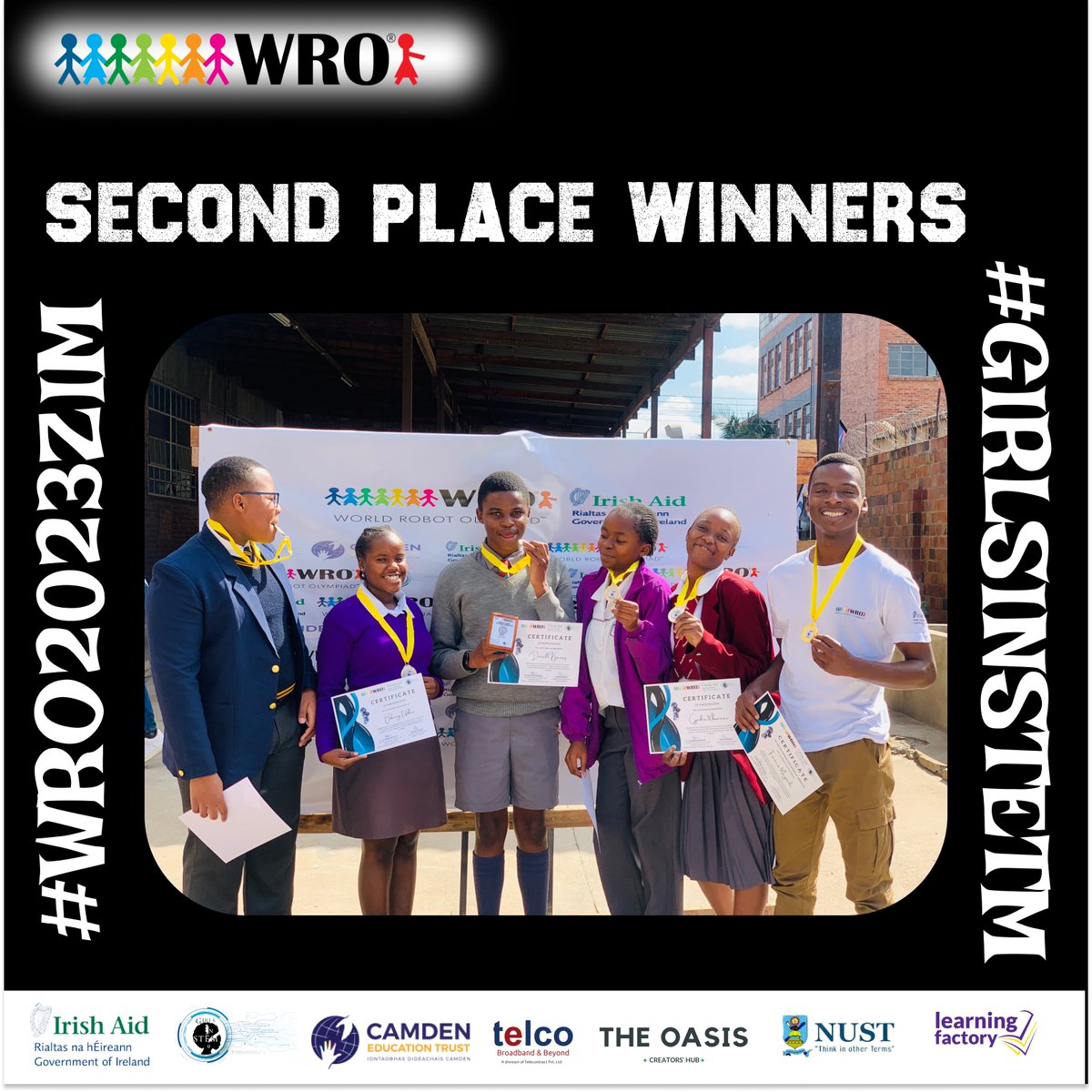 girlsinstemzw's tweet photo. Extraordinary Achievements! World Robot Olympiad Zimbabwe 2023 Winners.

Congratulations to all the brave participants and mentors. Thank you to all the judges and invited guests.

#wrozim #robotics #STEM4All #worldrobotolympiad

@IrishAid
@camden
@nustzw
@learningfacto https://t.co/zWxyhneLbw