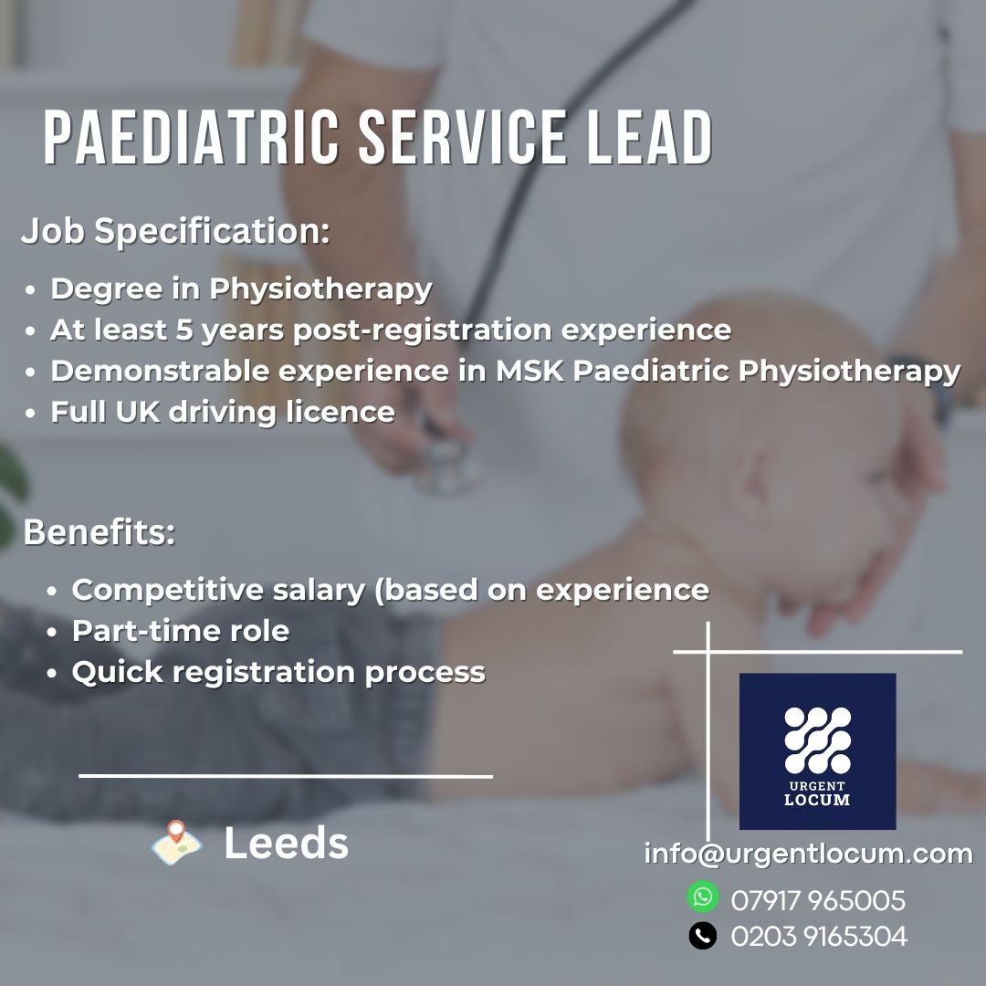 Physio job.. Leeds UK.