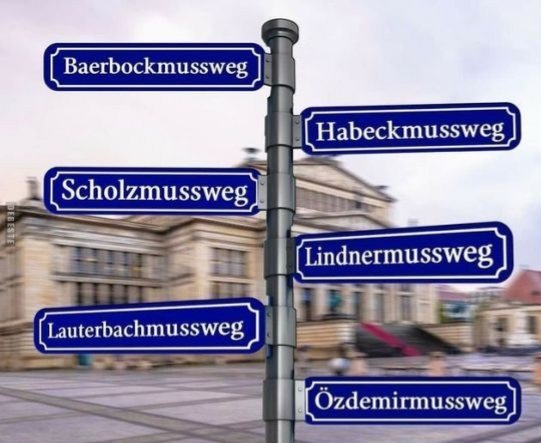 KlartextRM's tweet image. Eigentlich wussten wir es schon immer: #DerWegIstDasZiel 😉
#BaerbockMussWeg #HabeckMussWeg #ScholzMussWeg #LindnerMussWeg #LauterbachMussWeg #ÖzdemirMussWeg