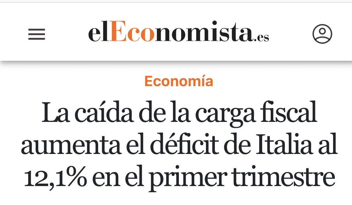 JulenBollain's tweet photo. Derecha: Bajaremos impuestos porque así recaudaremos más.

Realidad: Meloni baja impuestos y sube el déficit.

¡Qué sorpresa! https://t.co/SacCD04Eyn