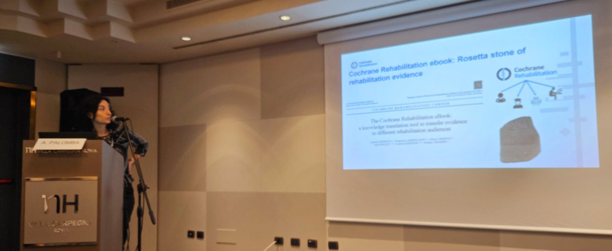 CarlotteK's tweet photo. And lastly @ProfNegrini on #RCTRACK #GUIDERehab #rehabilitation #definition and #AngelaPalomba on @CochraneRehab #ebook! https://t.co/3MQ5gPG3Eb