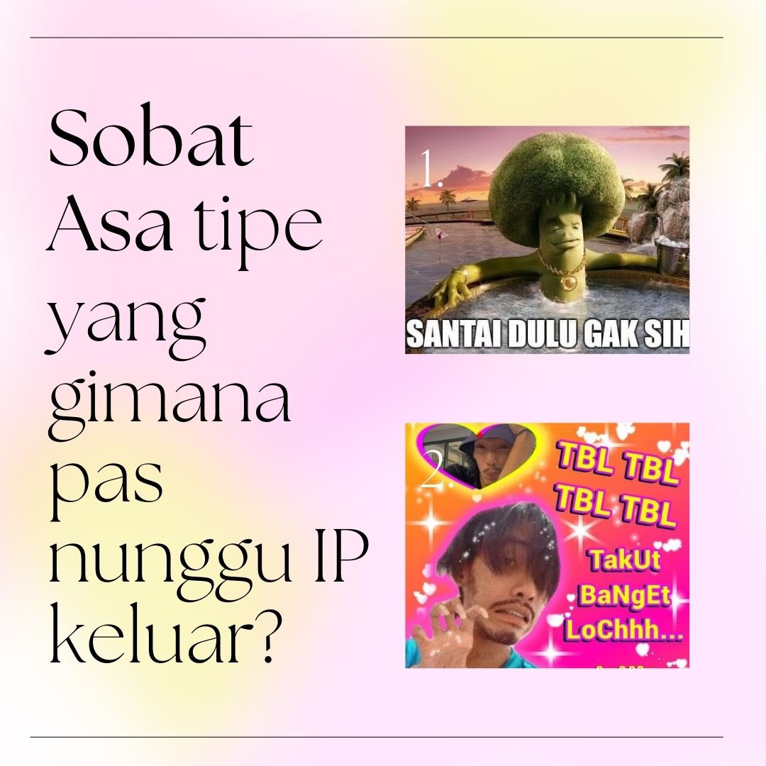 kreasiasaaguna's tweet image. Siapa nih yang sudah cek hasil studi di simaster?🙋‍♀️

Atau masih takut dan khawatir jikalau hasilnya tidak sesuai ekspektasi?🤷‍♀️

SAY NO MORE!!🙅‍♂️🙅‍♂️

Kalian bisa temukan insight baru dalam menghadapi hal tersebut!!!🤩

#KreasiAsaAguna
#MentalHealth
#PeerCounseling
#LMPsikologi2023