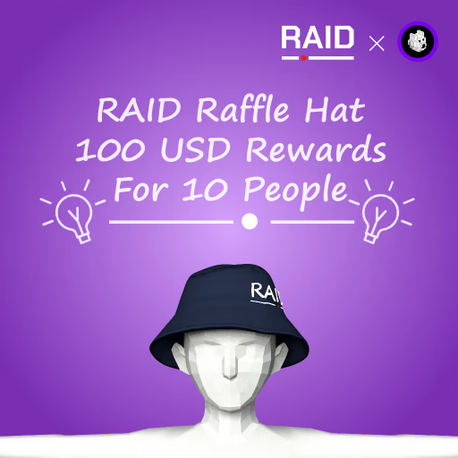 🔥Raid Raffle Hat Raffle

💰10U * 10ppl

1⃣Follow <a href="/creatordaocc/">CreatorDAO 🌈 Co-Create the Future</a> <a href="/raidxyz/">RAID Art</a> <a href="/MetaGamiMall/">MetaGamiMall</a> 
2⃣Burn CD Raffle hat🔥(Check how to burn in the first comment)
3⃣Reply with your burn transaction link &amp; let <a href="/raidxyz/">RAID Art</a> choose 10 winners

⏰ 72 hrs
