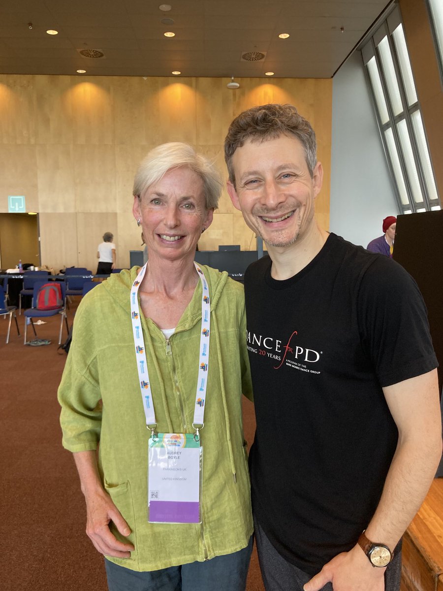 lochossian's tweet image. This man David Leventhal is a treasure! Program Director &amp;amp; one of the founding teachers of Dance for PD which offers classes for people with #Parkinson’s in New York City, and throughout the world! #WPC2023 ⁦