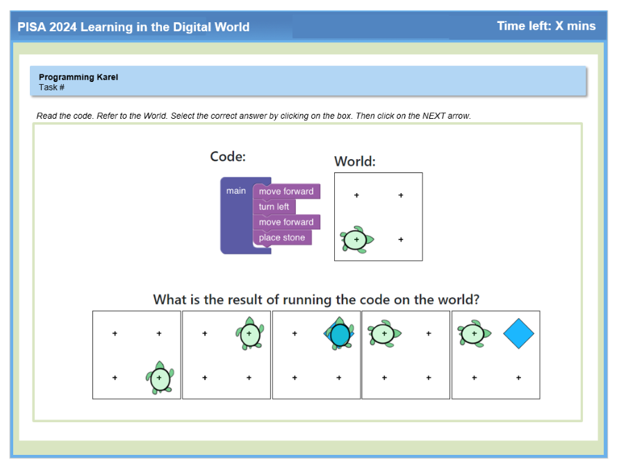 programamos's tweet photo. Si PISA 2022 ya incluyó el pensamiento computacional en la evaluación de la competencia matemática, PISA 2025 incluirá una prueba específica sobre «Aprendizaje en el mundo digital» que estará centrada en el  pensamiento computacional:
https://t.co/F2o7Z0iPvf https://t.co/xOYocZNvyR