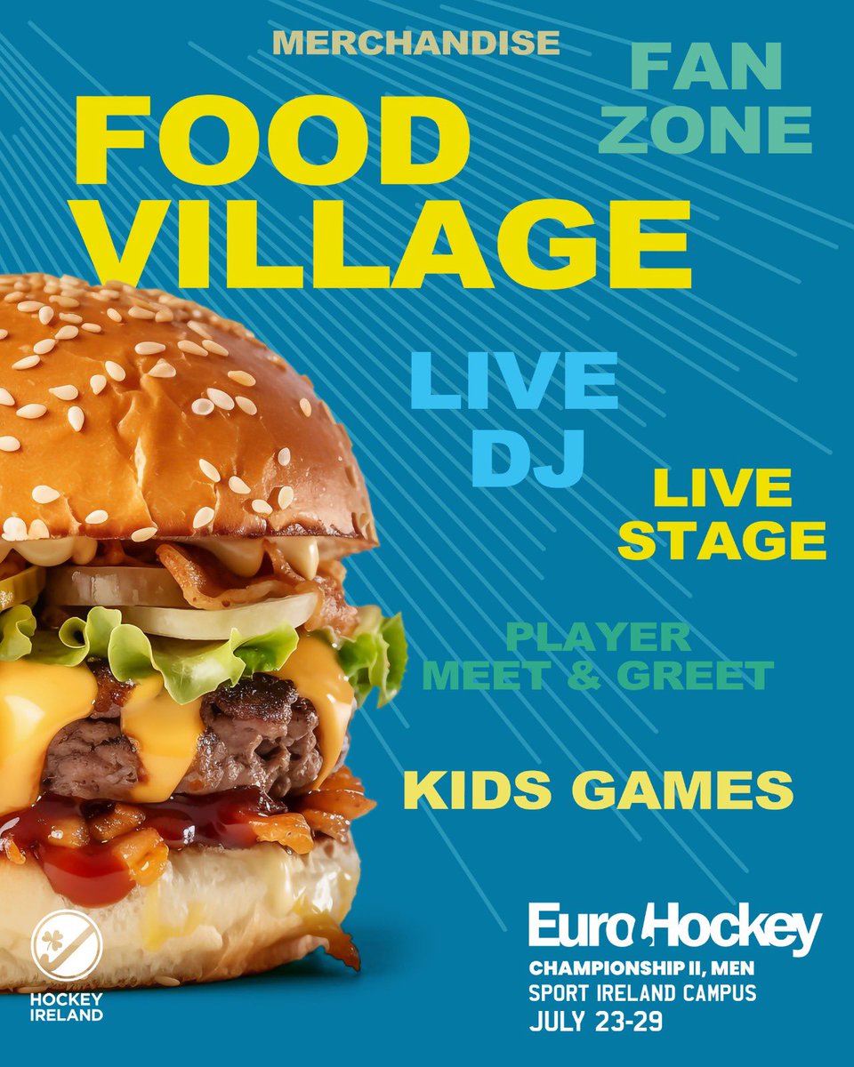 irishhockey's tweet photo. Get ready for sizzlin' International summer hockey at the EuroHockey Championship II, Men from 23-29 July at the Sport Ireland Campus 🔥

The tournament pits our Ireland Men against 7 other European teams across 7 days and 20 matches.

Buy Now on https://t.co/NLLCubKcM3 or in bio https://t.co/WY7VjMpmbc