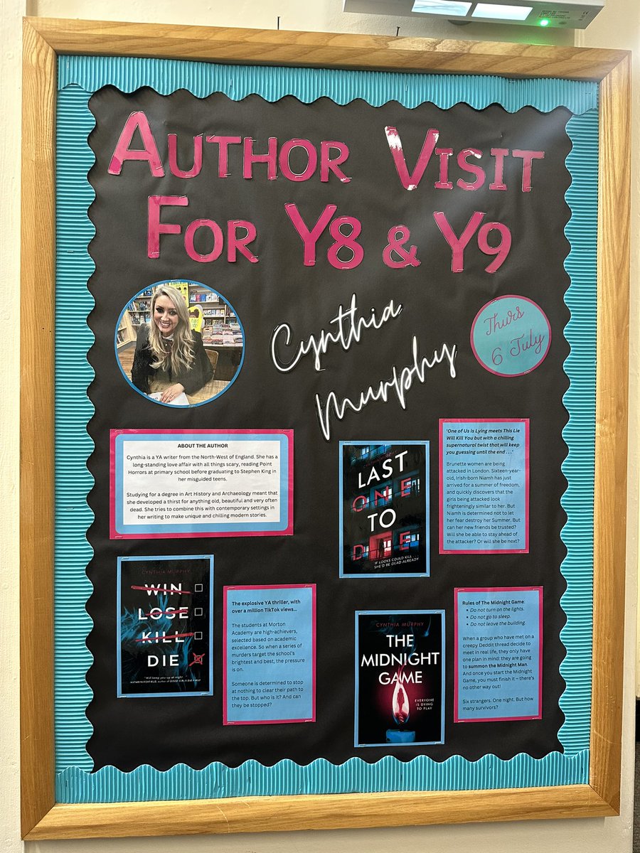 CynthiaMurphyYA's tweet photo. A week of epic proportions.
Two school visitsβ
Dinner with a lovely friendβ
Hanging out at the HC partyβ
My bestie getting an agentβ
Speak Now (TV)β
My FIFTH cover revealβ
Hanging out with excellent author friendsβ
Winning #LBOY for the second timeβ
Tired? Me?
Yes π https://t.co/nKHOG8BnjC