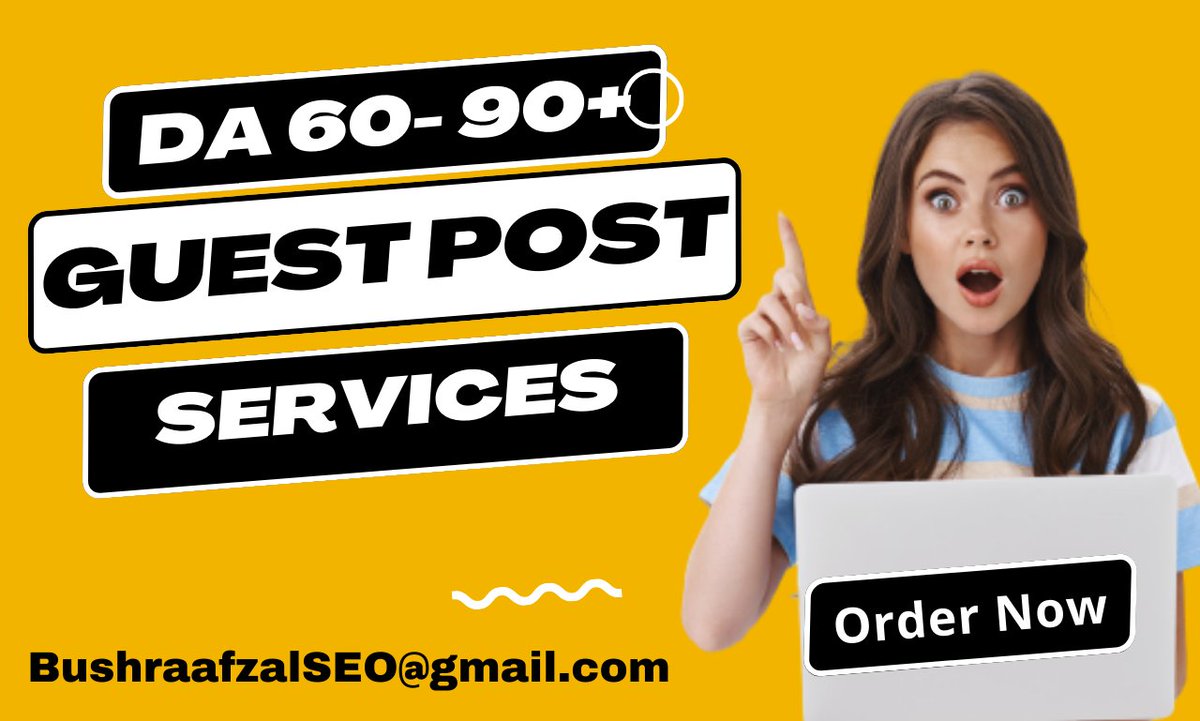 bushrab46303006's tweet photo. Guest Posts are available on
👉High DA
👉High Traffic
👉Google News Approved websites
#guestpost #Outreach #OffpageSEO #SEO #Linkinsertion #Nicheedits #linkedits https://t.co/SHUBjDzjSY