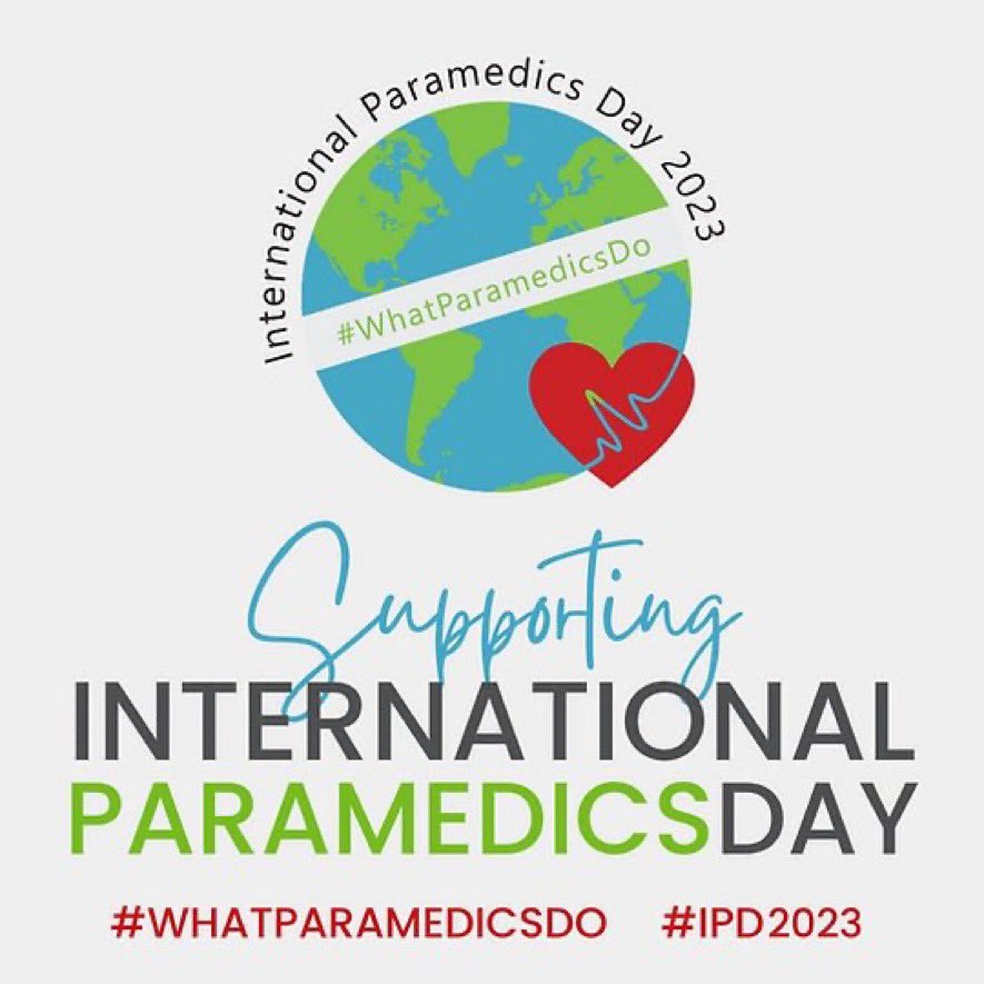 Happy #IPD2023, it should be celebrated everyday 😊🚑 

With dedication and commitment they work selflessly to respond to emergencies, administer life-saving treatments &  offer reassurance & support to patients & their loved-ones during times of crisis

#WhatParamedicsDo