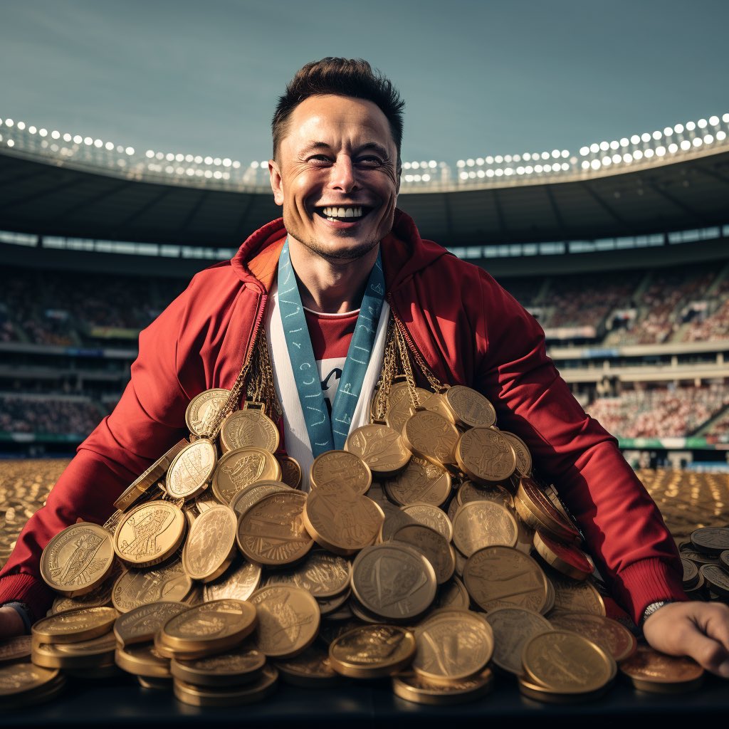 If "helping humanity" was a sport 🥇