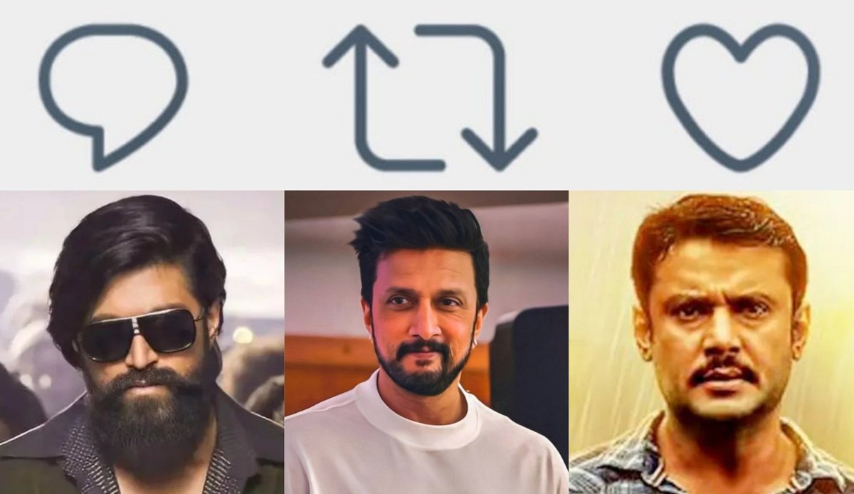 HrishikeshLoch6's tweet photo. Who Has More Fan Base In Sandalwood ? 

   | #YashBOSS | #KicchaSudeep | #DBoss | #Kranti #VikrantRona #Yash19 #YashBOSS��� https://t.co/yV0SRpvBx7