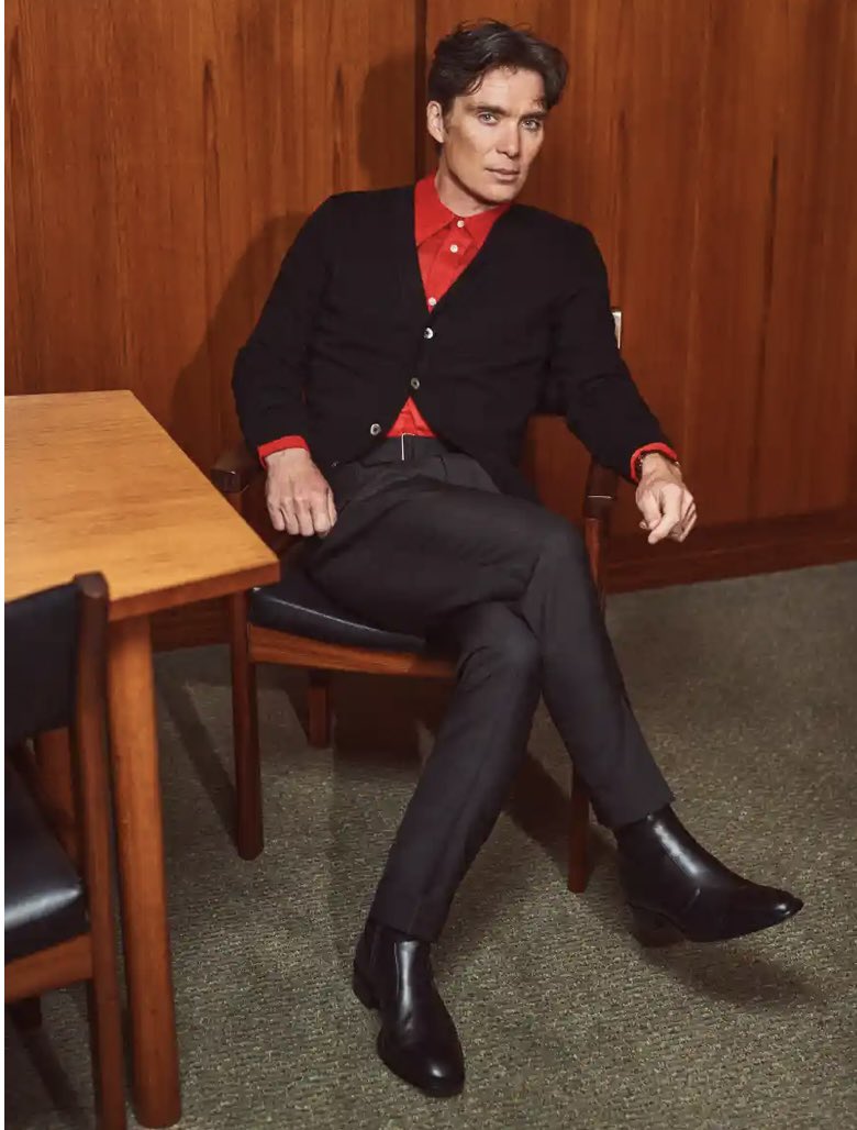 thomasbirdshoes's tweet photo. Cillian Murphy wearing Thomas Bird boots in today’s Guardian article/interview with Cillian about the new Oppenheimer movie. Photo: Paul Farrell @guardian #CillianMurphy #Oppenheimer #OppenheimerMovie #peakyblinders https://t.co/GWJiisQEVH