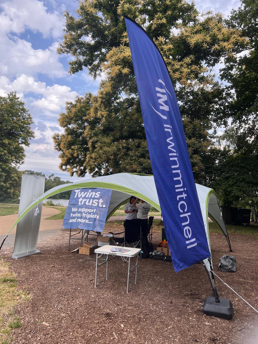 Lovely day at Virginia Water (and around the country!) for the #WalkForTwinsTrust to mark the end of twins, triplets and more week #ttmw2023. Good luck to our walkers - in Surrey, across the UK and the world…!