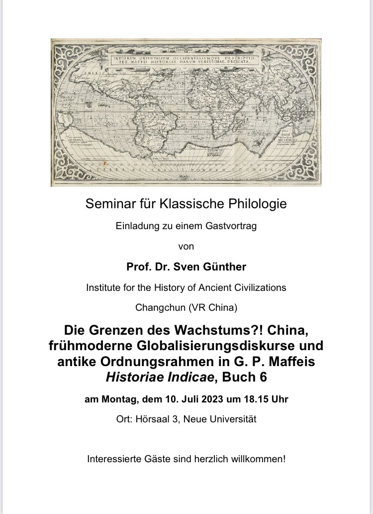 Dr. Sven Günther (@sveneca) on Twitter photo See you on Monday <a href="/UniHeidelberg/">Uni Heidelberg</a> , Klassische Philologie #Classics #Jesuit #studies #Latin #globalization #discourse See you on Monday <a href="/UniHeidelberg/">Uni Heidelberg</a> , Klassische Philologie #Classics #Jesuit #studies #Latin #globalization #discourse