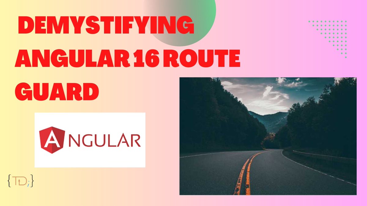 taditdash's tweet image. 🔒🛡️ Demystifying Angular 16 Route Guard 🛡️🔒
{ by @taditdash } from @hashnode 
blog.taditdash.com/demystifying-a… 
#angular #angular16 #routing #webdev