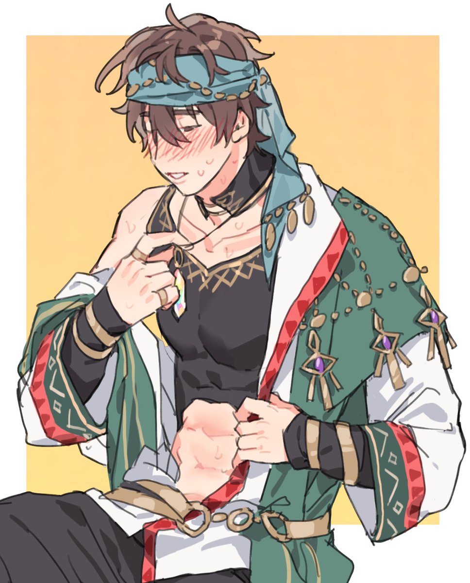 因为我很热所以也让伊得热一下