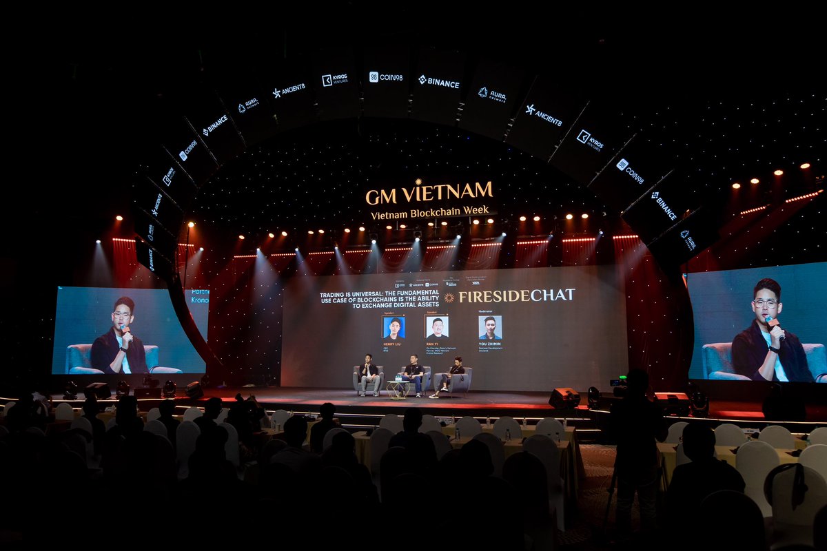 Henry Liu <a href="/henryxliu/">Henry_BTSE</a>, CEO of #BTSE, took center stage at the <a href="/gmvn_official/">GM VIETNAM (🌞,🇻🇳) | Vietnam Blockchain Week</a> Fireside chat, joining a distinguished panel to discuss the universal nature of trading and the fundamental use case of blockchains: the seamless exchange of digital assets. 🎙️🇻🇳

Alongside Henry, the