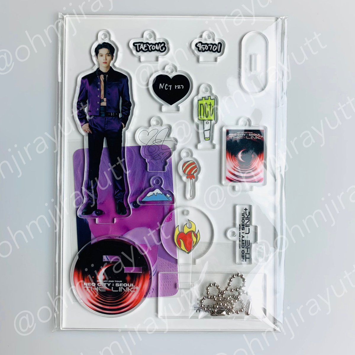 ohmjirayutt's tweet photo. พร้อมส่ง 🚛 NCT127 2ND TOUR THE LINK PLUS MD ไม่แกะ⚠️

📍Acrylic stand key ring แทยง 750฿

รวมส่ง ✉️ สอบถาม Dm ได้เลย #omesale #ตลาดนัดnct #ตลาดนัดอซท #ตลาดนัดnctdream #ตลาดนัดnct127 https://t.co/M1udPEs5Ye