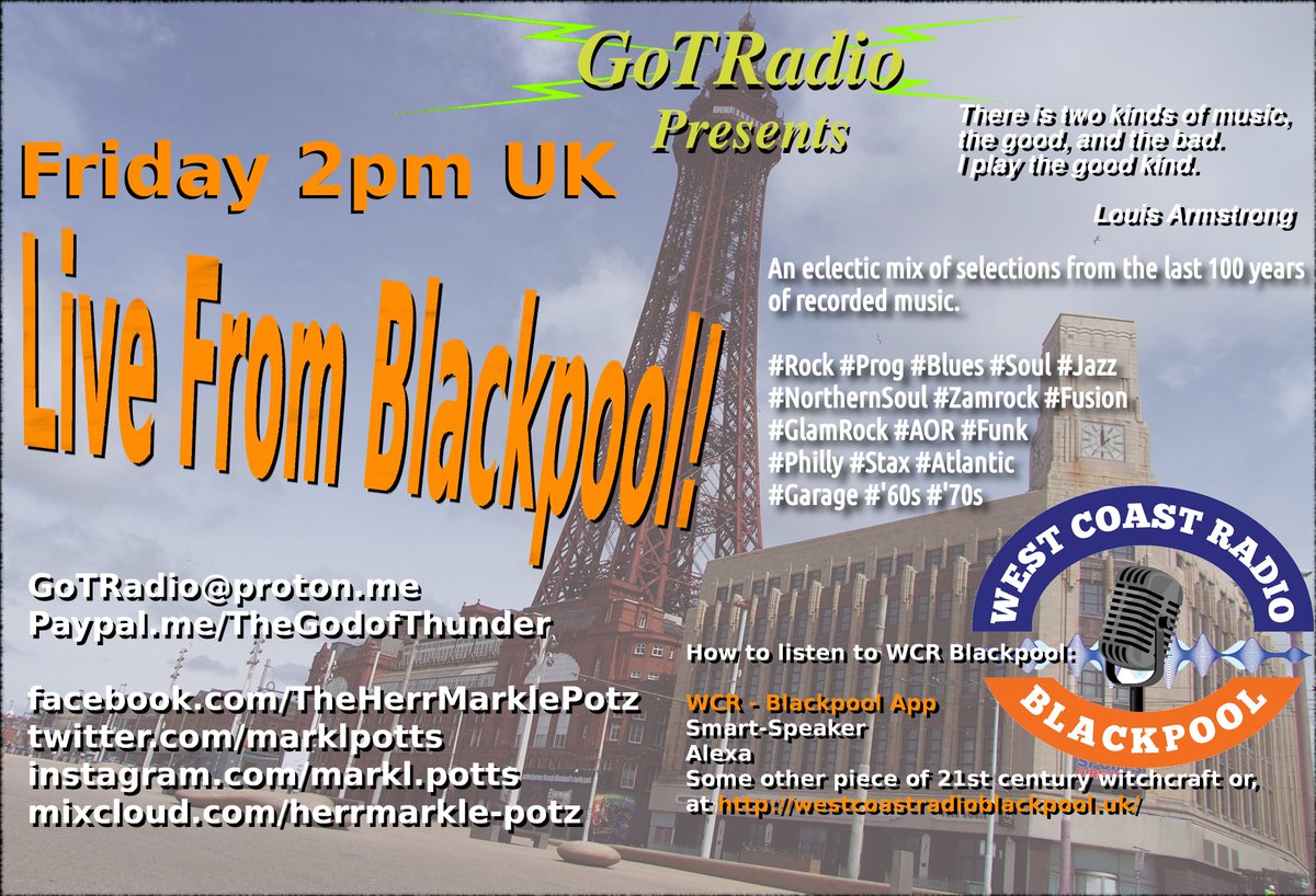 @wcblackpool #Archive #LFB @Ricknblues @BluesmanMikeF @geigervonmuller @PistolPeteWearn @JakeLegJug @EasyStarAllStar @wilybo @DustRadioBlues @tonyholidayband @markeaston @Richard03399598 @nigelmack @SlidewinderB @The_Jujubes @TheDeadSouth4 mixcloud.com/herrmarkle-pot…