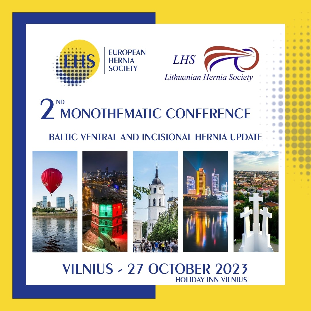 ✨ And it's always an honor to present at the prestigious EHS #HerniaConference as an invited speaker! 

➡️ europeanherniasociety.eu 

#Hernia2023Vilnius #AWSurgery #HerniaSurgery #HerniaFriends #WeareEHS #IamEHS
