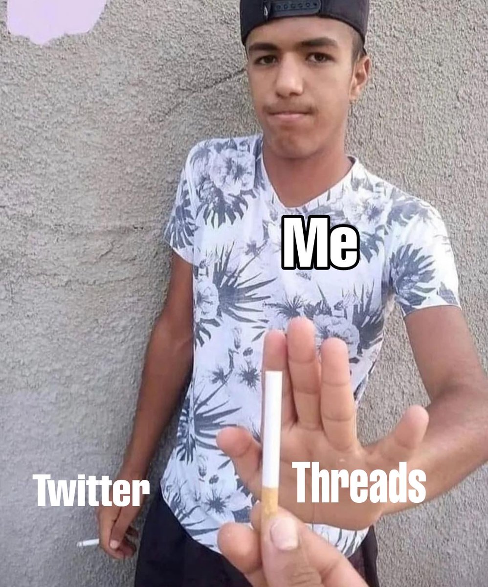 Rafaazzzzzz's tweet image. Can&apos;t waste my time on two platforms 😭
#Threadsapp #TwittervsThreads