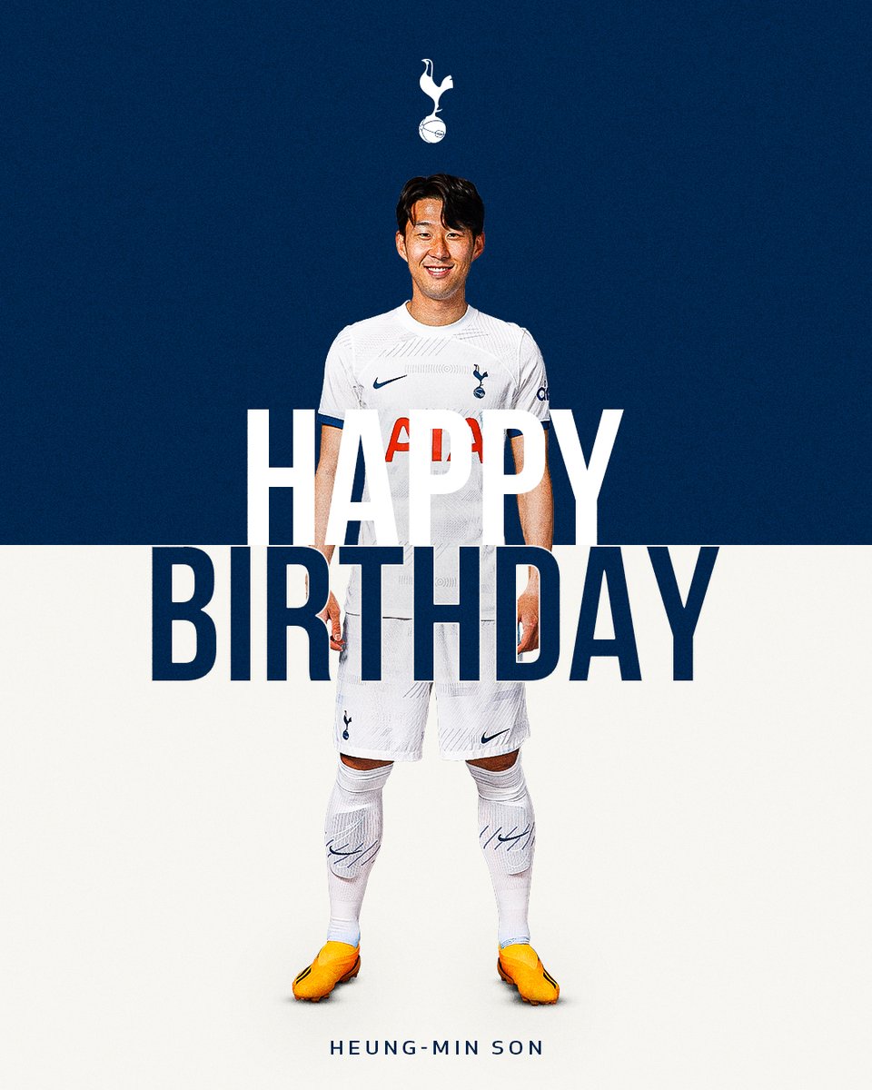 Wishing you a very happy birthday, <a href="/Sonny7/">Son Heung-min</a>! 🥳