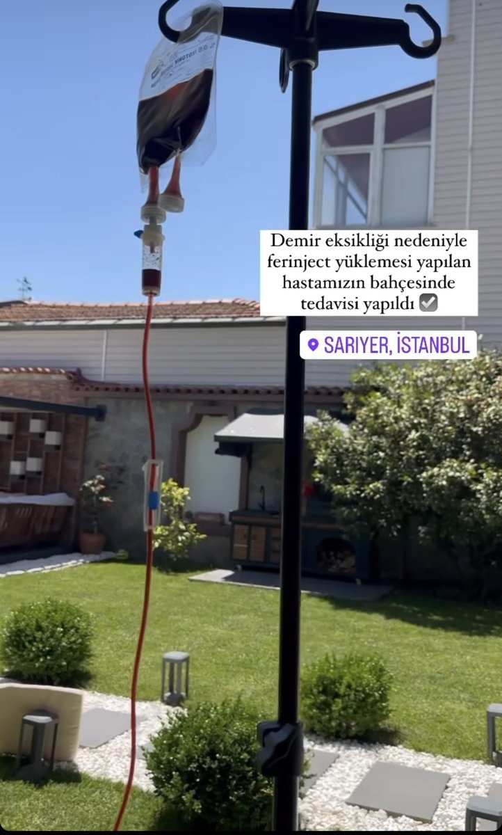 drayferatay's tweet photo. Sağlık bakanlığı bu konuda önlem almayı düşünüyor mu acaba ? 
Sağlık kabinleri, hemşireler   “evde sağlık “ hizmeti altında evlerde IV Demir uygulaması yapıyor( dahiliye uzmanlarının hastaneye günübirlik yatışla yaptığı tedavi)Anaflaksi gelişirse hasta orada ölür
#fahrettinkoca https://t.co/zMEpu10b0a