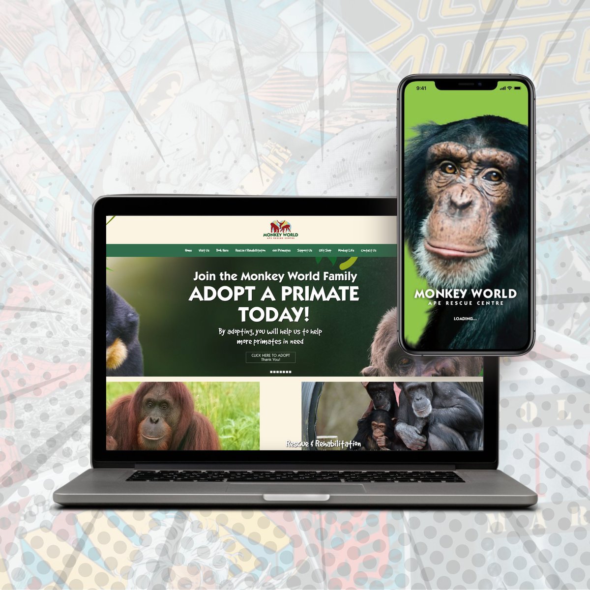 dorsettechchris's tweet photo. Looking for a new website and app design that looks great on both? 📱

The team got to work on creating this amazing website &amp; app! Fully responsive, and works on all screen sizes. Check out Monkey World 🙉

#Websitedesign #webdesign #webdesigner #appdesign #webdeveloper https://t.co/zBKJJt7Xnp