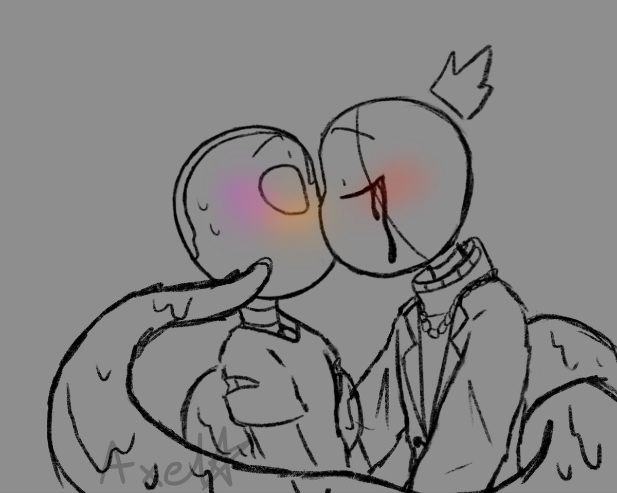 Axel_bubbles's tweet photo. Kissy for @Nightma03429461 !! Quincy is hardcore gay panicking XD
#undertale #undertaleau #undertale_au #sans #sansau #sansoc #sanscest #QuincySWEEP https://t.co/zuwGCDKEO8